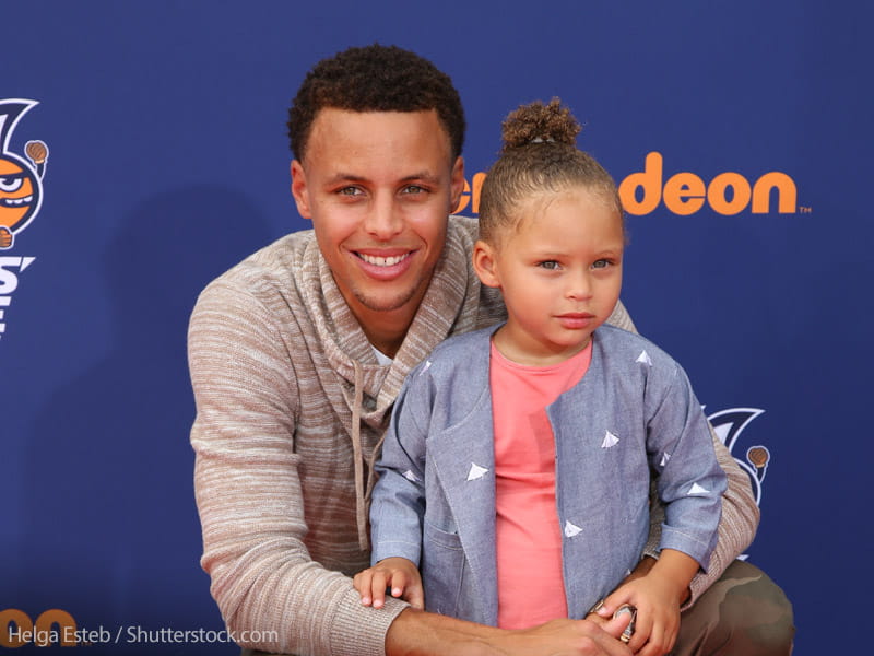 steph curry little girl