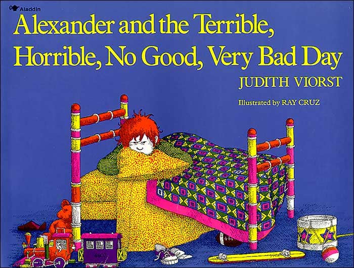 the terrible horrible no good very bad day book