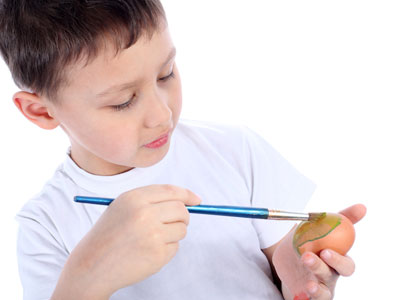 Painting Easter Eggs