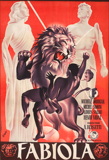 Red Fabiola bible movie poster