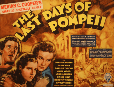 The Last Days of Pompeii bible movie poster