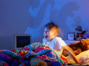 Boy Waking from Nightmare