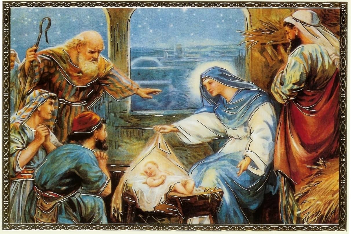 Vintage Christmas Cards Of The Baby Jesus - Beliefnet