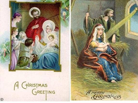 Vintage Christmas Cards of the Baby Jesus - Beliefnet