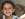Cute little girl with brown hair