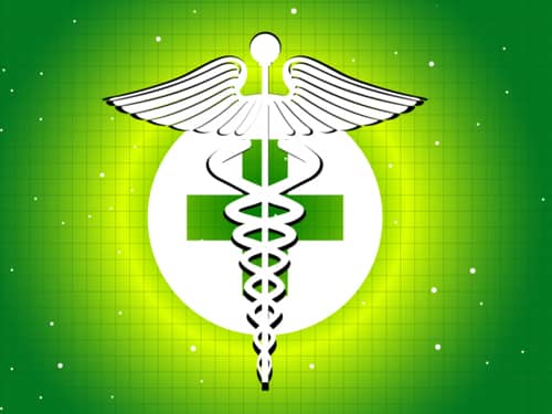 Green Caduceus