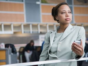 Woman at the Airport