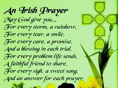 Image result for irish prayer for st patrick's day