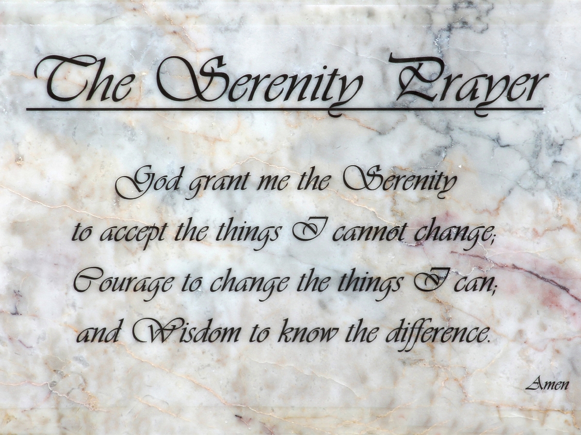 Who wrote the serenity prayer beliefnet