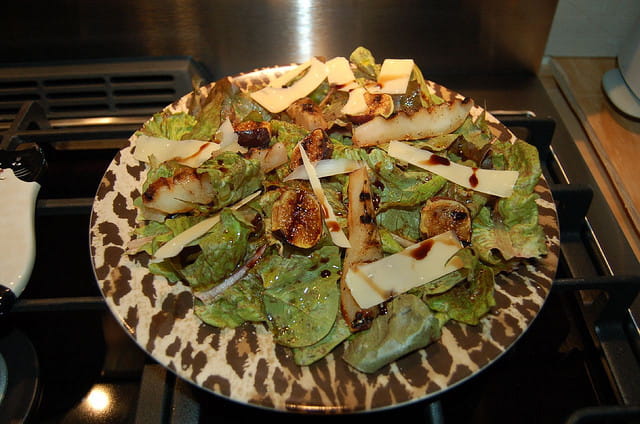 Stuffed Fresh Figs on Greens | Salad Recipes | Salad Dressing Recipes - Beliefnet