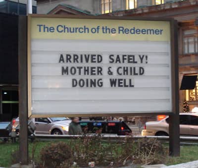 Best Christmas Church Signs - Beliefnet