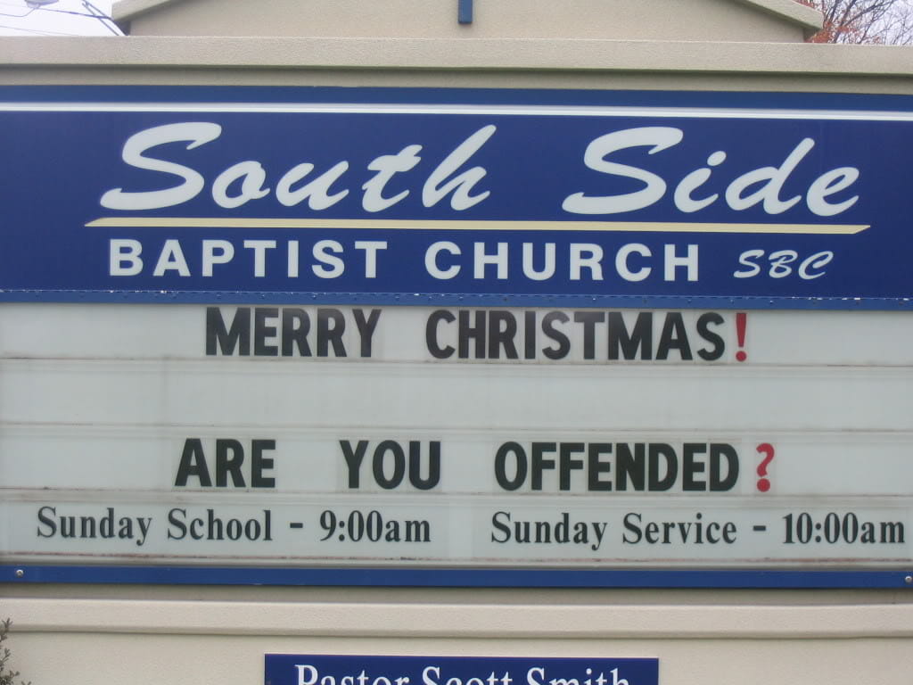 Best Christmas Church Signs