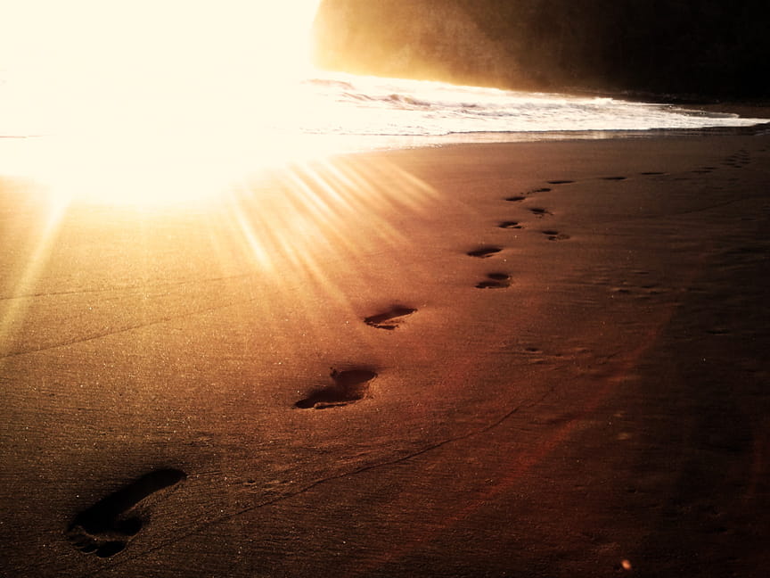 Footprints in the Sand