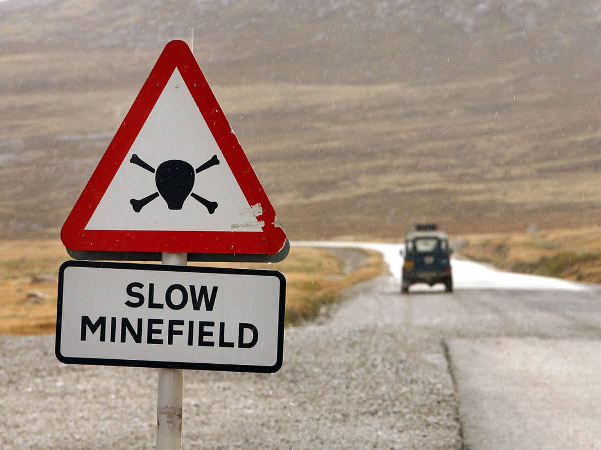 funny road signs uk