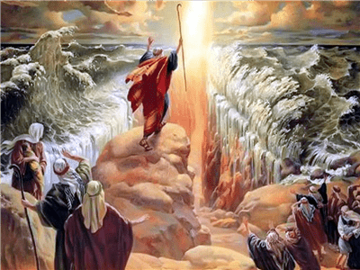 moses, parting, red sea