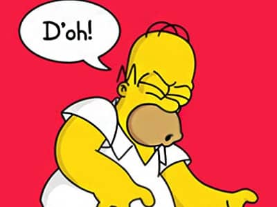 Image Of Homer Saying Doh Homelooker