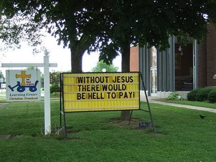 World's Best Church Signs - Beliefnet