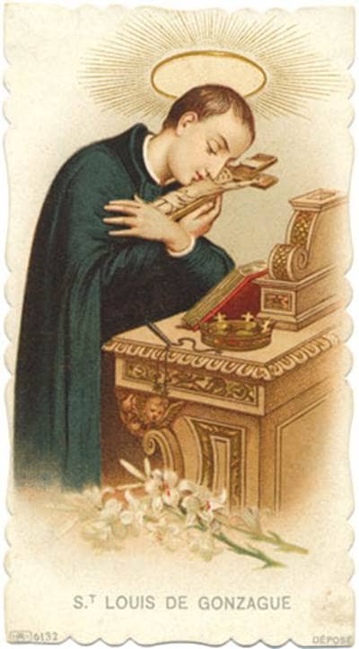 Seven Patron Saints for Healing and Comfort - St. Aloysius 