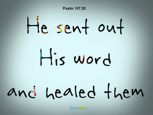 Psalm 107:20