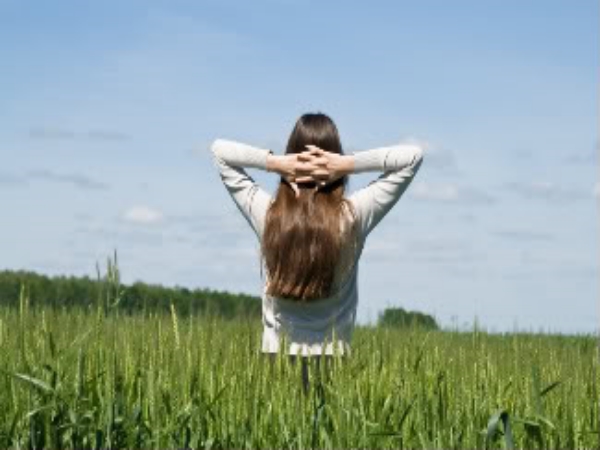 Woman in Field