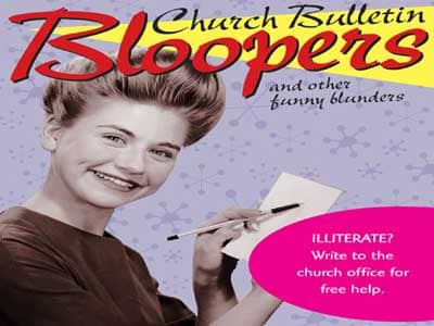 Prayables - Favorite Church Bloopers - Humor - Beliefnet